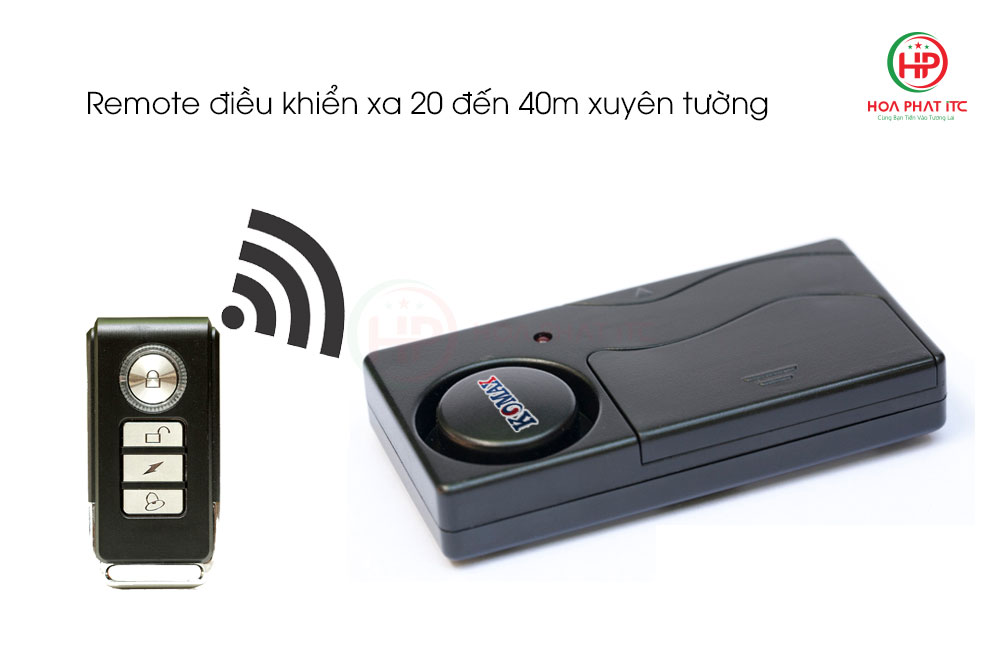 remote dieu khien xa 20 den 40m xuyen tuong - Remote điều khiển từ xa KM-R1