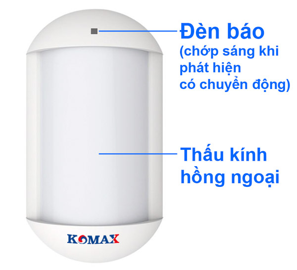 Mat hong ngoai chong bao gia P600 1n - Mắt hồng ngoại Komax KM-P300N