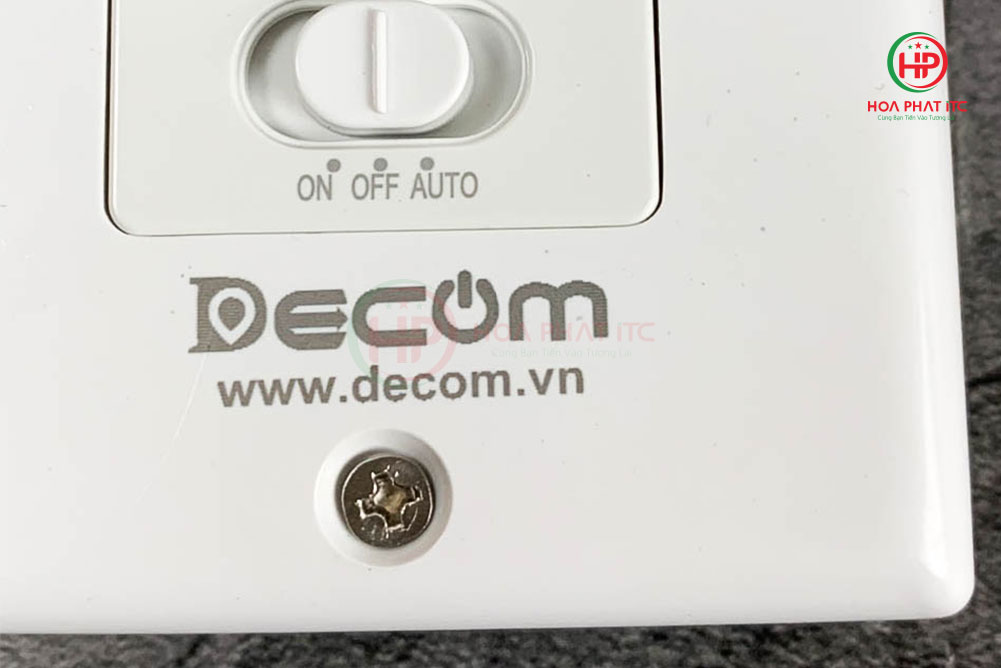 nut bat tat bang tay decom dc 03c - Công tắc cảm ứng chuyển động gắn tường Decom DC-03C