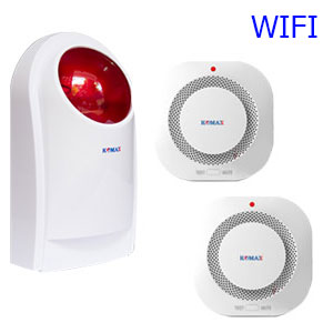 Bộ báo cháy không dây cho gia đình kết nối Wifi Komax KM-K280W