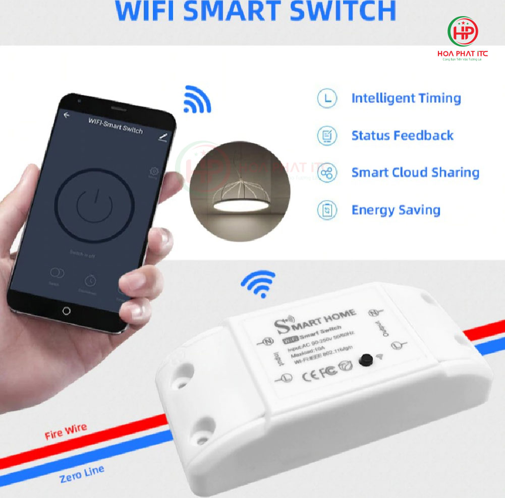 cong tac dieu khien tu xa xa wifi 3G 4G app Smart life TUYA 02 - Công tắc điều khiển từ xa wifi 3G 4G app Smart life ,TUYA