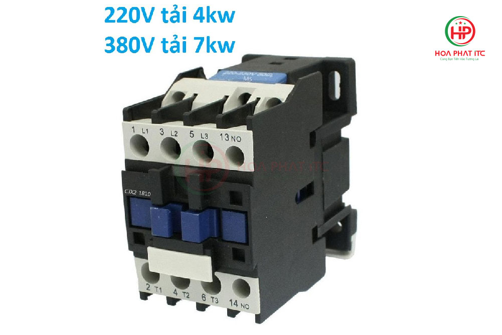 khoi dong tu cjx2 1810 002 - Khởi động từ/Contactor CJX2 công suất lớn 220V