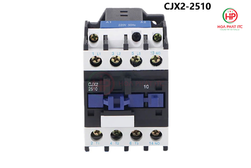 khoi dong tu cjx2 2510 - Khởi động từ/Contactor CJX2 công suất lớn 220V