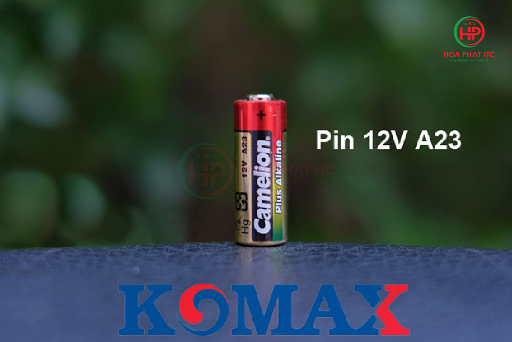 km d21 su dung pin 12v23a - Từ gắn cửa không dây cao cấp Komax KM-D21