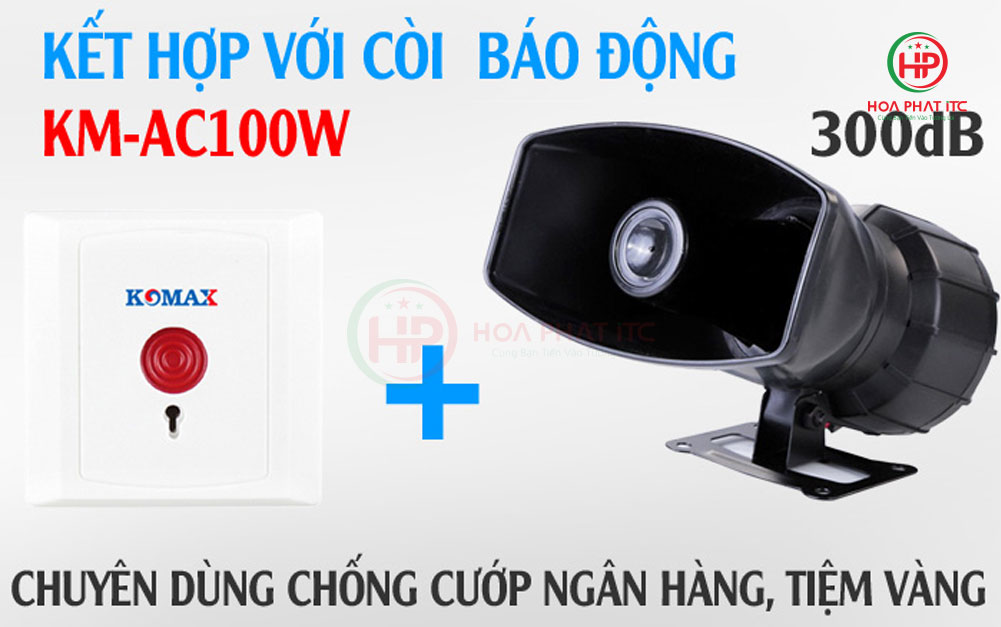 ket hop voi coi hu cua nut an km r80 - Nút ấn khẩn cấp có dây Komax KM-R80