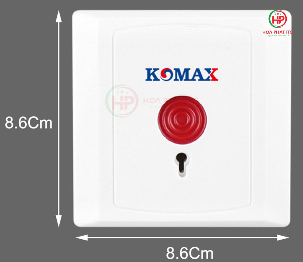 nut an khan cap co day komax km r80 01 - Nút ấn khẩn cấp có dây Komax KM-R80