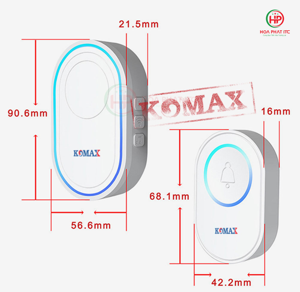 Bộ chuông cửa không dây chuông gọi hỗ trợ kết nối Wifi DB68W Bo chuong cua khong day chuong goi ho tro ket noi Wifi DB68W 03 - Bộ chuông cửa không dây chuông gọi hỗ trợ kết nối Wifi DB68W