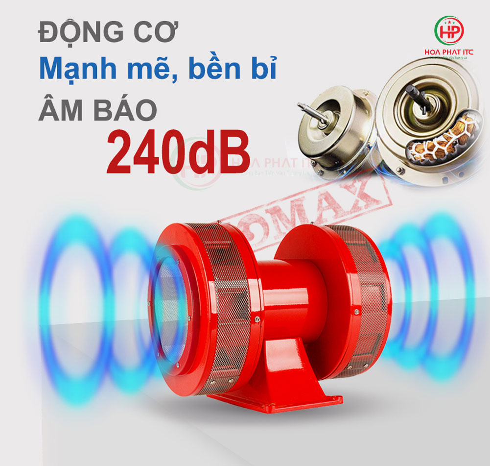 Còi hú Motor MS-790 Coi hu Motor MS 790 am luong loan 240db - Còi hú Motor MS-790