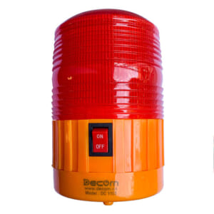 Den-chop-canh-bao-dung-pin-Decom-DC-1103